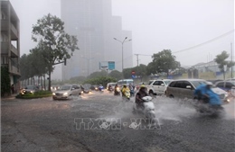Mưa lớn trên diện rộng gây ngập nhiều khu vực trũng thấp tại TP Hồ Chí Minh