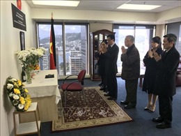Đại sứ quán Việt Nam tại Ấn Độ, New Zealand và Israel tổ chức lễ viếng Chủ tịch nước Trần Đại Quang