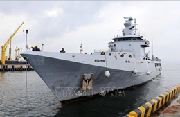 Tàu hải quân Brunei cập bến cảng Đà Nẵng