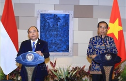 Thủ tướng Nguyễn Xuân Phúc và Tổng thống Indonesia chủ trì họp báo
