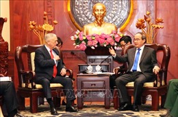 Lãnh đạo Thành phố Hồ Chí Minh tiếp Bộ trưởng Quốc phòng Hoa Kỳ