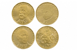 Séc phát hành đồng xu kỷ niệm 100 năm Ngày thành lập nước Tiệp Khắc