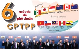 CPTPP đã được 6 quốc gia phê chuẩn