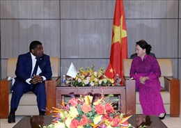 Chủ tịch Quốc hội Nguyễn Thị Kim Ngân tiếp Tổng Thư ký Liên minh Nghị viện Thế giới