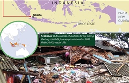 Sóng thần tấn công Indonesia, ít nhất 168 người thiệt mạng