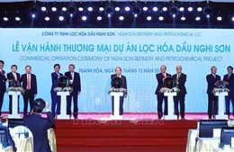Thủ tướng Nguyễn Xuân Phúc dự lễ vận hành thương mại Liên hợp Lọc hóa dầu Nghi Sơn