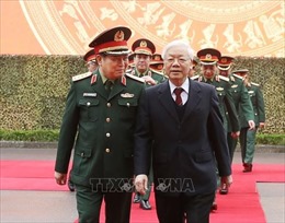 Tổng Bí thư, Chủ tịch nước Nguyễn Phú Trọng dự Hội nghị Quân chính toàn quân năm 2018
