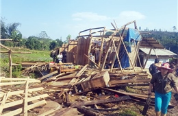 Dông lốc gây thiệt hại hơn 500 ngôi nhà tại Bảo Yên, Lào Cai