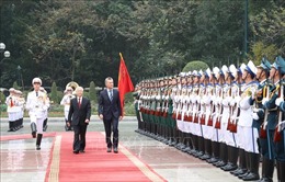 Lễ đón Tổng thống Cộng hòa Argentina Mauricio Macri và Phu nhân thăm cấp Nhà nước tới Việt Nam