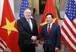 Phó Thủ tướng, Bộ trưởng Ngoại giao Phạm Bình Minh hội đàm với Ngoại trưởng Mỹ