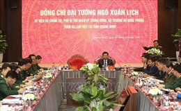 Bộ trưởng Bộ Quốc phòng Ngô Xuân Lịch thăm, làm việc tại tỉnh Quảng Ninh