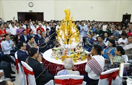 Đại sứ quán Lào tổ chức đón Tết cổ truyền Bunpimay năm 2019 tại Hà Nội