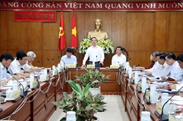 Đoàn Tiểu ban Văn kiện và Tiểu ban Điều lệ Đảng làm việc tại tỉnh Bà Rịa - Vũng Tàu