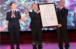 Chủ tịch Quốc hội dự Lễ công bố quyết định TP Bến Tre là đô thị loại II