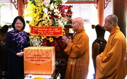 Phó Chủ tịch nước Đặng Thị Ngọc Thịnh chúc mừng Đại lễ Phật đản tại Đồng Nai