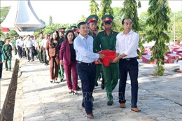 Bình Thuận: Truy điệu và an táng bảy hài cốt liệt sỹ hy sinh trong kháng chiến