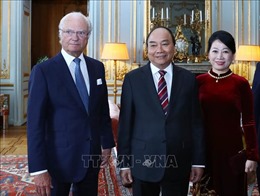 Thủ tướng Chính phủ Nguyễn Xuân Phúc hội kiến Quốc vương Thụy Điển 