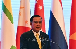 Thủ tướng Thái Lan họp báo quốc tế về kết quả Hội nghị Cấp cao ASEAN lần thứ 34