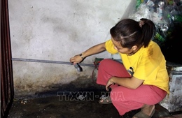 Nhiều hộ dân thiếu nước sinh hoạt thường xuyên tại huyện Vũ Thư