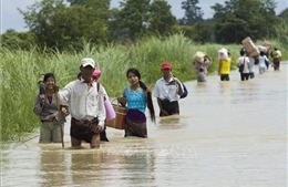 Lũ lụt hoành hành, hàng chục nghìn người ở Myanmar phải sơ tán 
