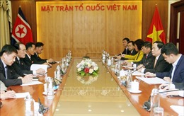 Đồng chí Trần Thanh Mẫn tiếp Đoàn đại biểu Tổng Đồng minh Chức nghiệp Triều Tiên