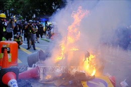 Chính quyền Hong Kong (Trung Quốc) lên án hành vi bạo lực của người biểu tình
