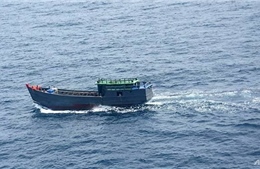 Phát hiện hơn 1 tấn ketamine trên con tàu tắt đèn di chuyển ngoài khơi Ấn Độ Dương