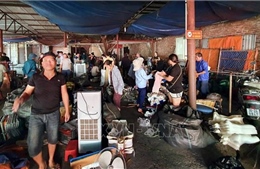 Hà Nội: Khẩn trương khắc phục hậu quả vụ cháy tại chợ Tó, Đông Anh