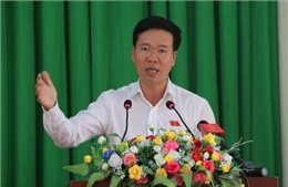 Đồng chí Võ Văn Thưởng tiếp xúc cử tri tại Đồng Nai