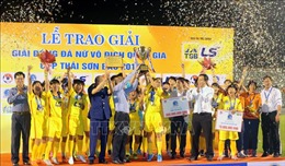 Giải bóng đá nữ vô địch quốc gia Cup Thái Sơn Bắc 2019: TP Hồ Chí Minh 1 đăng quang