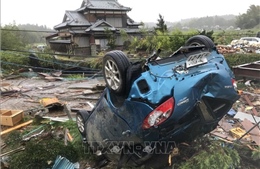 Động đất rung chuyển Tokyo và các tỉnh phụ cận trong lúc siêu bão Hagibis đổ bộ
