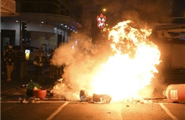 Cảnh sát Hong Kong lên án hành động bạo lực của người biểu tình