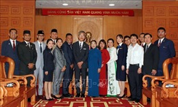 Lãnh đạo TP Hồ Chí Minh tiếp đại biểu Chương trình Tàu Thanh niên Đông Nam Á và Nhật Bản