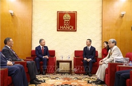 Chủ tịch Hạ viện Kazakhstan giao lưu với cán bộ, giảng viên, sinh viên Đại học Hà Nội