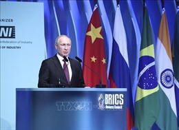 Tổng thống Nga thúc đẩy sử dụng đồng ruble làm đồng tiền của BRICS   
