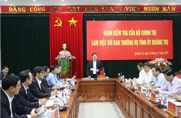 Phó Thủ tướng Vương Đình Huệ kiểm tra việc thực hiện các Nghị quyết tại Quảng Trị