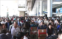 Sân bay Tân Sơn Nhất khuyến cáo hành khách đến sớm 3 tiếng dịp Tết 