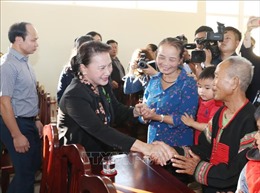 Chủ tịch Quốc hội Nguyễn Thị Kim Ngân thăm, chúc Tết tại tỉnh Đắk Lắk