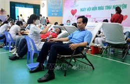 Hàng nghìn công nhân ở Đà Nẵng tham gia hiến máu tình nguyện