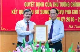 Phê chuẩn kết quả bầu bổ sung Phó Chủ tịch UBND tỉnh Hà Tĩnh