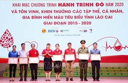Hành trình đỏ 2020 tại Lào Cai thu được gần 900 đơn vị máu