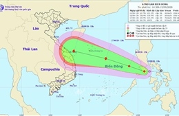 Áp thấp nhiệt đới sẽ đi vào Biển Đông và khả năng mạnh thêm