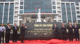 Khánh thành các công trình tiêu biểu chào mừng Đại hội đại biểu Đảng bộ tỉnh Cao Bằng