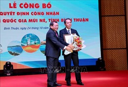 Công bố Khu du lịch quốc gia Mũi Né, Bình Thuận