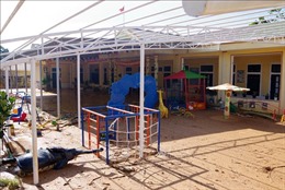 14 trường học tại Quảng Trị chưa thể hoạt động trở lại sau mưa lũ