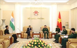 Lãnh đạo Bộ Quốc phòng tiếp Đại sứ Ấn Độ tại Việt Nam