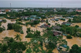 Quảng Trị: Nước sông đang lên, nguy cơ xảy ra trận lũ thứ 5 trong 20 ngày