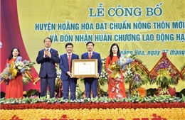 Huyện Hoằng Hóa (Thanh Hóa) đạt chuẩn nông thôn mới