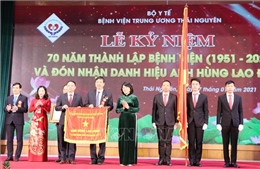 Lễ kỷ niệm 70 năm Ngày thành lập Bệnh viện Trung ương Thái Nguyên
