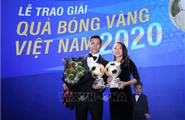 Văn Quyết và Huỳnh Như giành Quả bóng Vàng Việt Nam 2020